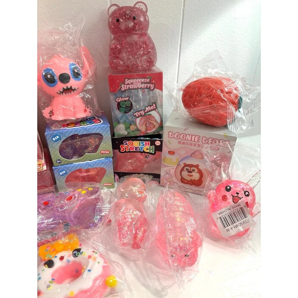 RMS Crazy Fun Five Below squishy sugar, Taba, Butter huge PINK LOT of 22